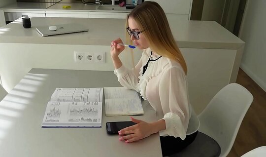 Russian student finds time to have sex