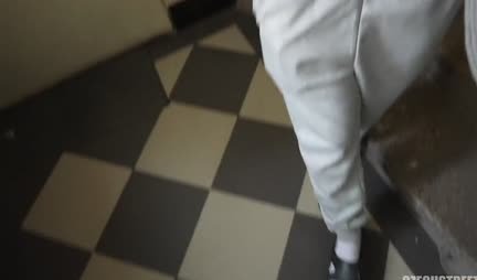 A young brunette exposed her juicy pussy to earn money