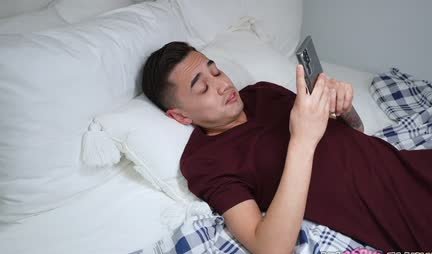 Stepson had a great time with busty mom in bed