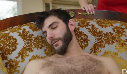 The brunette saw her friend’s big dick and wanted anal sex