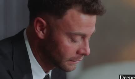 A cute secretary got into group sex with her bosses