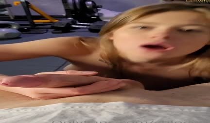 A girl with big tits pleased her friend with a blowjob