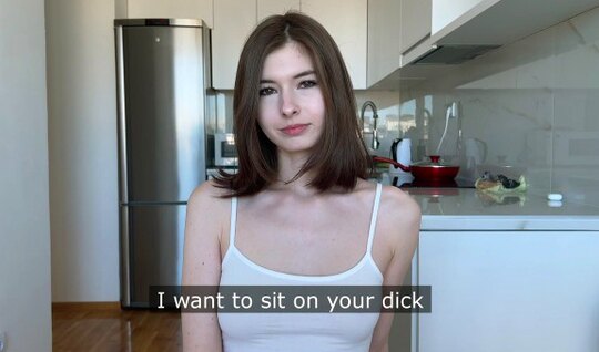 A young neighbor asked for hot sex with a guy