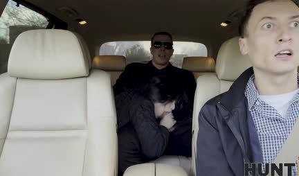 Cute chick cheats on her boyfriend right in his presence