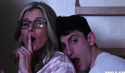 A mother with great tits encouraged everyone to have group sex