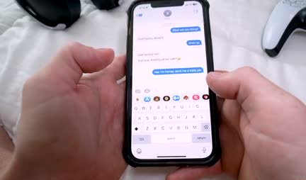 The guy blackmailed his sister with big tits for sex