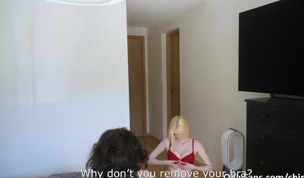 Skinny Russian chick is ready to fuck with a young photographer