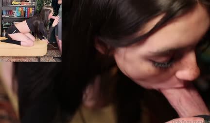 Young chick is ready to suck and fuck doggy style