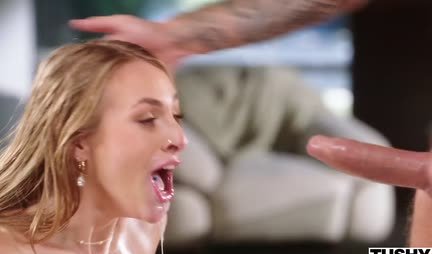 Gorgeous chick got a big shaft in anal and cum