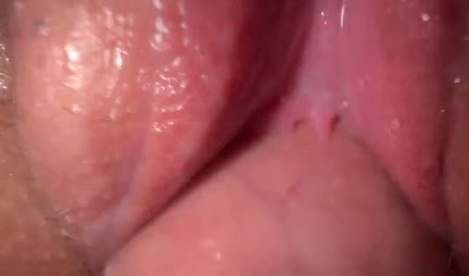 Shaved pussy gets hard cock in close up video