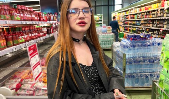 Russian cutie with glasses seduced by a pickup truck and ...