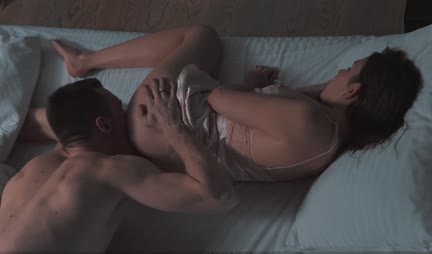 Russian mother unexpectedly got her stepson's strong shaft in her pussy