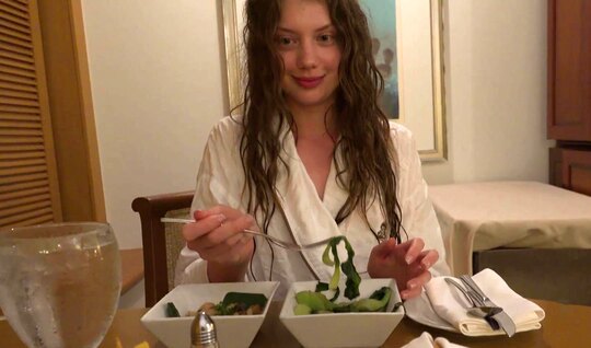 After a romantic dinner I immediately substituted anal fo...