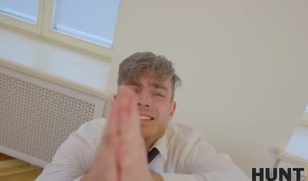 Russian bitch cheats on her loser boyfriend in front of him