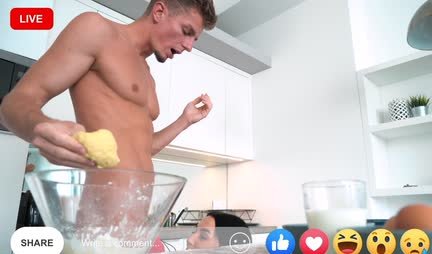 Housewife with big tits wants sex right in the kitchen
