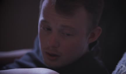 The sleeping stepmother received a strong shaft in her juicy pussy