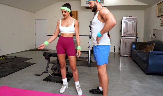 The mother decided to do fitness but it turned out to be ...