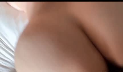 Chubby with big tits sweetly sucks her boyfriend