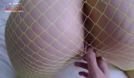 A girl with big tits gets actively fucked in the pussy