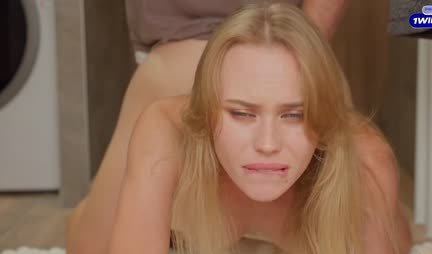 A drunk Russian woman pesters her neighbor and wants to fuck