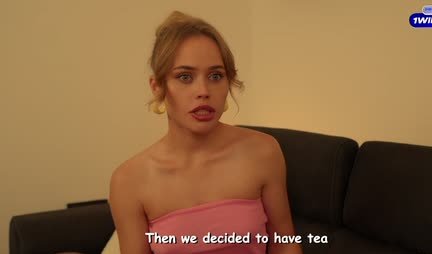 A drunk Russian woman pesters her neighbor and wants to fuck