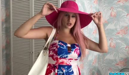 A girl with big tits doesn't mind being seduced