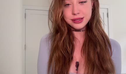 A young girl was delighted with a strong penis in her pussy