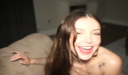 Slender cutie enjoys cocks in MFM porn video