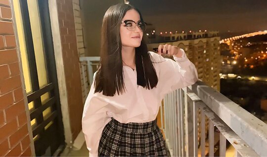 Russian girl sucks dick and cheats on boyfriend with neig...