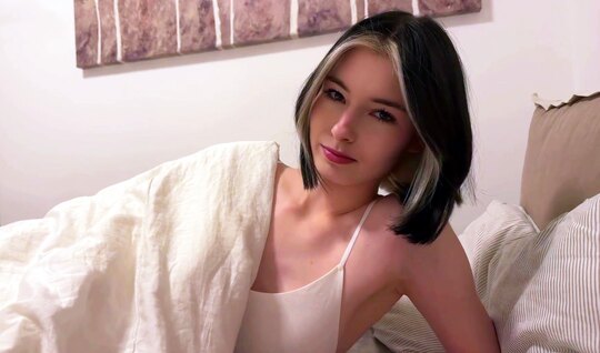 Russian young girl immediately started sucking as soon as...