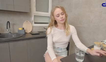 Russian bitch cheats on her husband with pleasure