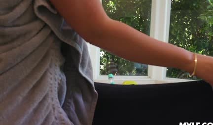 Mom with big tits, a sea of ​​pleasure gave a stepson