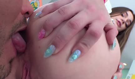 Young chick with a cool ass came to porn casting