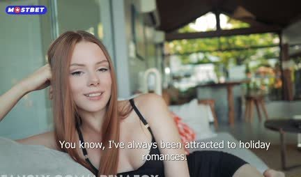 Russian girl groans gently from a sensual cooney with a guy