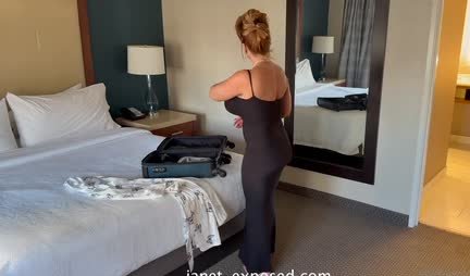 Mature woman started herself a young and passionate lover