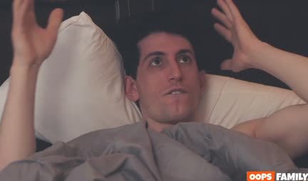 I saw big tits of a naked stepmother and fucked it into a cap