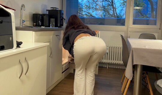 I prepared a home dinner and met a guy with a hot blowjob