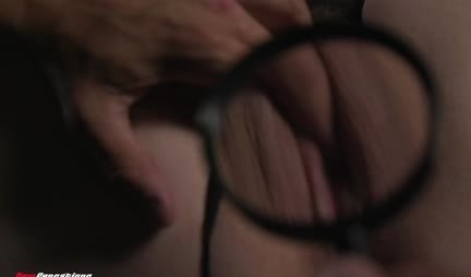 Busty lover of BDSM was able to experience an unreal high