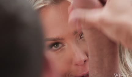 The husband just looks like a charming wife is cheating on him