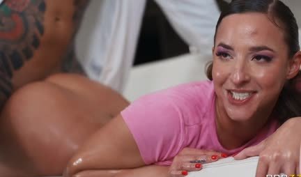 A beautiful brunette seduced her friend's boyfriend