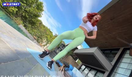 In the first -person video, Russian experienced bright orgasms