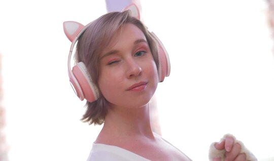 Rudely fucked in his mouth and tight anal Russian girlfriend