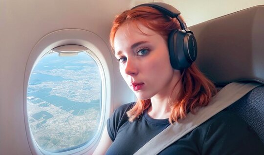 Red -haired decided to get out with a new friend