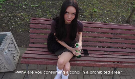 Russian cutie led to the pickup and enjoyed a member