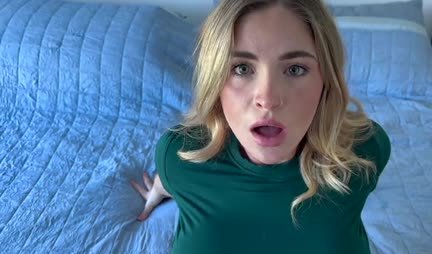 Girl with big tits invited a guy to sex