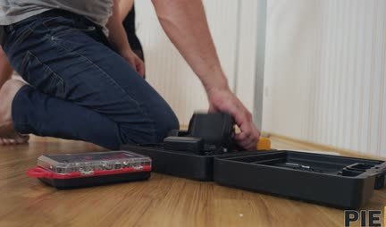 Flexible thin ballerina sniffed with an ordinary hard worker