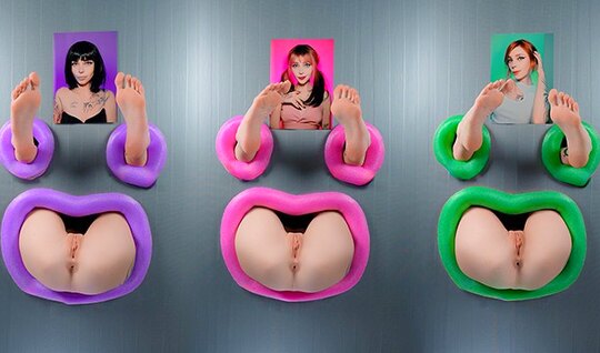 Passionate girls with elastic asses love to have sex