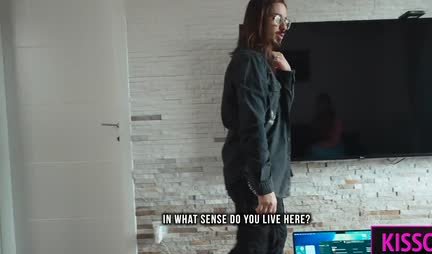 Passionate Russian bitch got a creampie after mzhm fuck