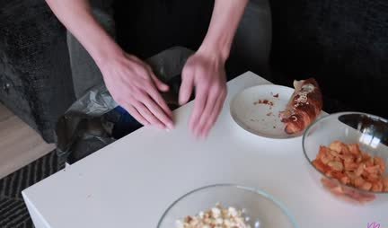 Mature woman with cool tits fucks with a young boyfriend