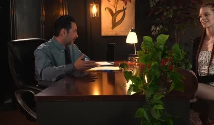 A tied girl is delighted with anal fisting